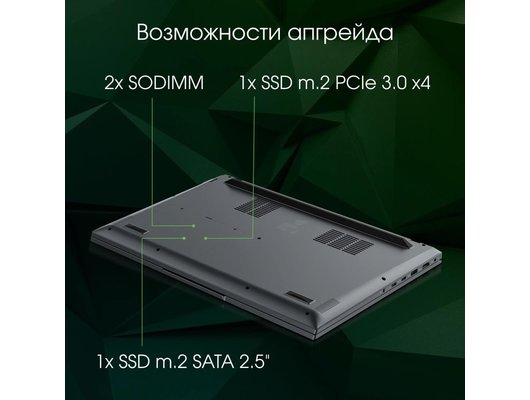 Ноутбук Digma Pro Fortis M 15/ DN15P7-ADXW04/Core i7-1255U/16Gb/512Gb/15.6 FHD IPS/Win11Pro серый